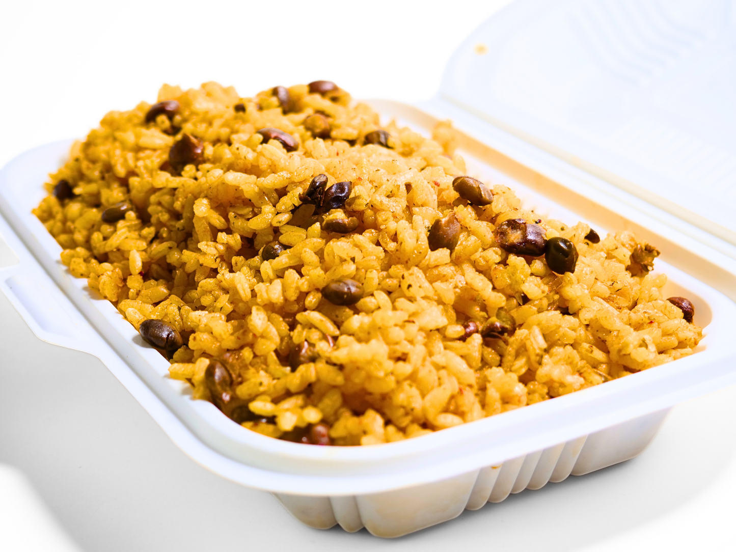 Arroz con gandules apastelados